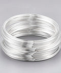 (MW3951) Memory Wire, Silver Each loop measures5.5cm in diameter, wire: 1.0mm in diameter (MW3951) Memory Wire, Silver Each loop measures5.5cm in diameter, wire: 1.0mm in diameter