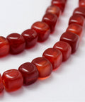 Natural Agate Beads Strands, Dyed, Cube, Brown, 10x10mm Natural Agate Beads Strands, Dyed, Cube, Brown, 10x10mm