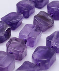 Natural Amethyst Bead Strands, Irregular, 11~14mm Natural Amethyst Bead Strands, Irregular, 11~14mm