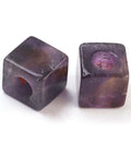 Natural Amethyst European Cube Beads, Large Hole Beads, 10mm Natural Amethyst European Cube Beads, Large Hole Beads, 10mm