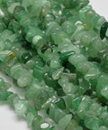 NATURAL GREEN AVENTURINE Natural Aventurine Chip Beads, 5~8mm Chip Natural Aventurine Beads Strands Size: about 5~8mm wide, 5~8mm long; hole: 1mm; 32".