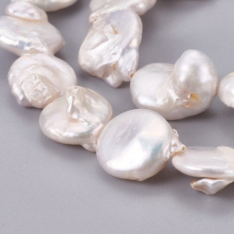 Natural Baroque Pearl Keshi Freshwater Pearl, 12~13mm Natural Baroque Pearl Keshi Freshwater Pearl, 12~13mm