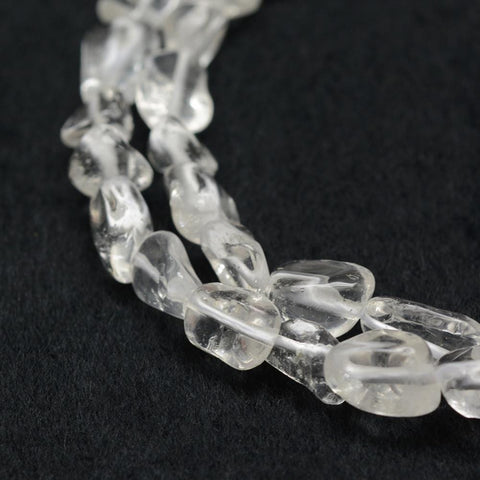 NATURAL QUARTZ CRYSTAL Natural Bead Strands, Nuggets, 4~8mm Natural Bead Strands, Nuggets, 4~8mm