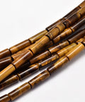 Tiger Eye Natural Beads Strands, Column, 13~14x4~5mm Natural Beads Strands, Column, 13~14x4~5mm