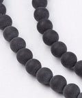 Natural Black Stone Bead , Round, BLACK 4MM Natural Black Stone Bead Strands, Round, Black Size: about 4.5mm in diameter, hole: 0.5mm; about 95pcs/strand, 15.7".