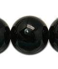 Natural Black Stone Bead Strands, Painted, Black, 6mm Natural Black Stone Bead Strands, Painted, Black, 6mm