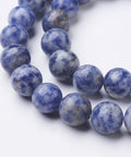 Natural Blue Spot Stone, Round, Cornflower Blue Bead: about 10mm in diameter Gemstone Beads, Natural Blue Spot Stone, Round, CornflowerBlue Bead: about 10mm in diameter, hole: 1mm; about 39pcs/strand, 16