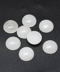 (BG7322-11) WHITE JADE Natural Cabochons, Flatbacks, 8x3.5mm Natural Cabochons, Flatbacks, 8x3.5mm