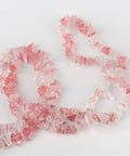 Natural Cherry Quartz Bead Chips Cherry Quartaz glass beads