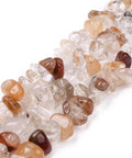RUTALIATED QUARTZ Natural Chip Bead Strands 5x8mm – Semi-Precious Gemstone Beads Natural Chip Bead Strands 5x8mm – Semi-Precious Gemstone Beads | Balzar Crafts Cyprus