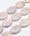 Natural Crazy Agate Beads Strands, Oval 40MM (BG5112) Natural Crazy Agate Beads Strands, Oval Size: about 40mm long, 30mm wide, 9mm thick, hole: 1mm; about 10pcs/strand, 15.75"