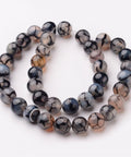 Natural Dragon Veins Agate Beads Strands, Round, Dyed & Heated 6mm Natural Dragon Veins Agate Beads Strands, Round, Dyed & Heated Size: about 6mm in diameter, hole: 1mm; about 64pcs/strand, 14.5"