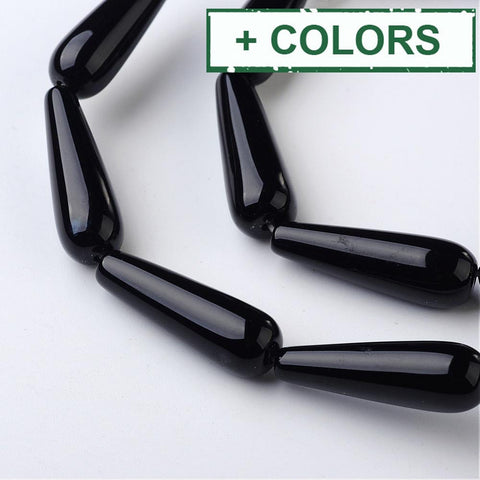 Natural eardrop Beads 10x30mm Natural eardrop Beads 10x30mm