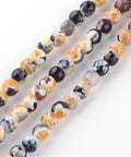 Natural Fire Crackle Agate Bead Strands, 6mm Natural Fire Crackle Agate Bead Strands, 6mm