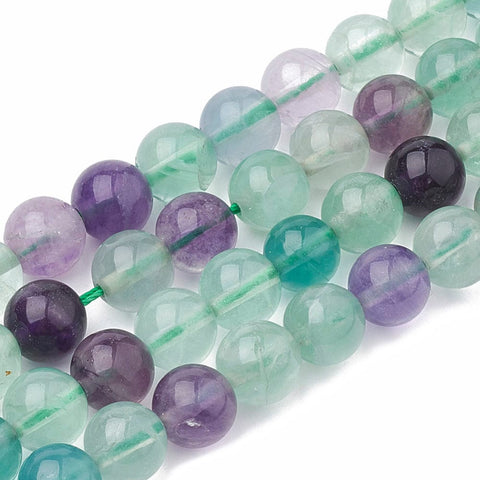 Natural Fluorite Beads, 4mm Natural Fluorite Beads, 4mm
