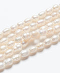 Natural Freshwater Pearls, White Natural Freshwater Pearls, White