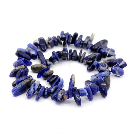 LAPIS (BG3946) Natural Gemstone Bead Strands, Chips Natural Gemstone Bead Strands, Chips