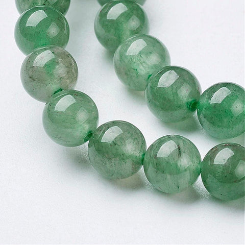 Natural Gemstone Beads Strands, Green Aventurine, Round 6MM Natural Gemstone Beads Strands, Green Aventurine, Round Size: about 6mm in diameter, hole: about 0.8mm, 15~16"