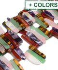 Natural Gemstone Lapis Lazuli Beads, Irregular Cuboid, Lapis Lazuli Natural Gemstone Lapis Lazuli Beads Strands, Irregular Cuboid, Lapis Lazuli Size: about 9~12mm wide, 15~70mm long, 5~7mm thick, hole: 2mm, about 39pcs/strand, 15.74".