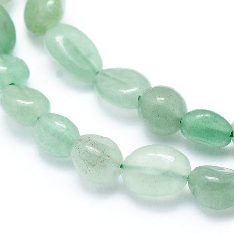 Natural Green Aventurine Beads Strands, Tumbled Stone, 5~12mm Natural Green Aventurine Beads Strands, Tumbled Stone, 5~12mm