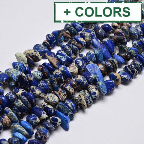 Natural Imperial Jasper Beads Strands, Chips, Dyed, 4~10mm Natural Imperial Jasper Beads Strands, Chips, Dyed, 4~10mm