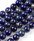 Natural Lapis Lazuli Round Bead Strands, 10mm Natural Lapis Lazuli Round Beads Strands Size: about 10mm in diameter, hole: 1mm; about 38pcs/strand, 15.5".