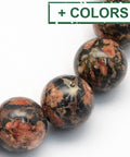 Natural Leopardskin Round Beads Strands Natural Leopardskin Round Beads Strands
