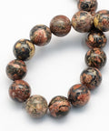 Natural Leopardskin Round Beads Strands Natural Leopardskin Round Beads Strands