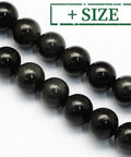 Natural Obsidian Beads, Round, sizes to choose from Natural Obsidian Beads, Round, sizes to choose from