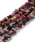 Natural Rhodonite Chip Bead Strands 5–8mm – Genuine Gemstone Chips Natural Rhodonite Chip Bead Strands 5–8mm – Genuine Gemstone Chips | Balzar Crafts Cyprus