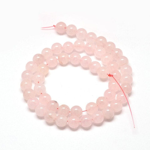 Natural Rose Quartz Bead Strands, 4mm Natural Rose Quartz Round Bead Strands  Size: about 4mm in diameter, hole: 1mm; about 90pcs/strand, 15"