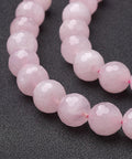 Natural Rose Quartz Beads, Faceted, Round, 12mm Natural Rose Quartz Beads, Faceted, Round, 12mm