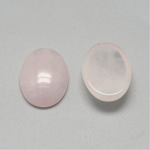 Natural Rose Quartz Cabochons, Oval, 18x13mm Natural Rose Quartz Cabochons, Oval, 18x13mm