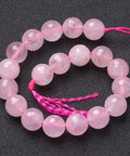 Natural Rose Quartz Faceted Beads, 10mm Natural Rose Quartz Faceted Beads, 10mm