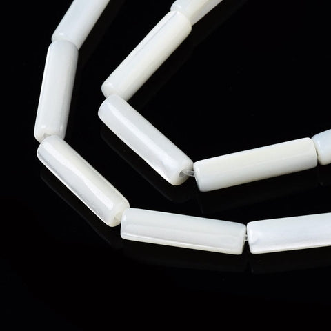 SEASHELL Natural Shell Beads Strands, Column, 13x4mm Natural Shell Beads Strands, Column, 13x4mm