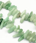 NATURAL GREEN AVENTURINE Natural Stone Bead Strands, Chip, 13~22mm Natural Stone Bead Strands, Chip, 13~22mm