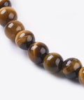 Natural Tiger Eye Beads Strands, Dyed, Round, Goldenrod  4mm Natural Tiger Eye Beads Strands, Dyed, Round, Goldenrod  Size: about 4mm in diameter, hole: 1mm; about 46pcs/strand, 7.4"
