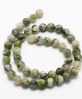 Natural Tree Agate Bead Strands, Round, 12mm Natural Tree Agate Beads Strands, Round Size: about 12mm in diameter, hole: 1mm; about 32pcs/strand, 15.3''(39cm)