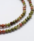 Natural Unakite Beads Strands, Faceted, Round 2~2.5mm Natural Unakite Beads Strands, Faceted, Round 2~2.5mm