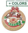 Natural Wood Big Pendants, for Christmas 9-12CM (4 PCS) Natural Wood Big Pendants, for Christmas 9-12CM (4 PCS)