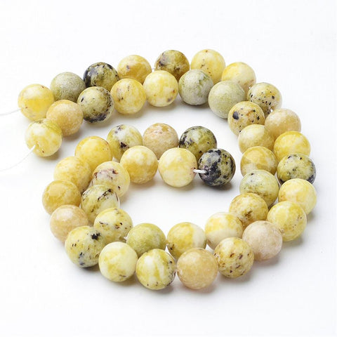 Natural Yellow Turquoise Gemstone Beads, 8mm Natural Yellow Turquoise Gemstone Beads, 8mm