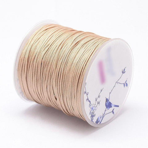 (NC5165E) Nylon Threads, Wheat Size: about 1mm in diameter (+/- 100 MET) Nylon Threads, Wheat Size: about 1mm in diameter, about 109.3yards/roll(100m/roll).
