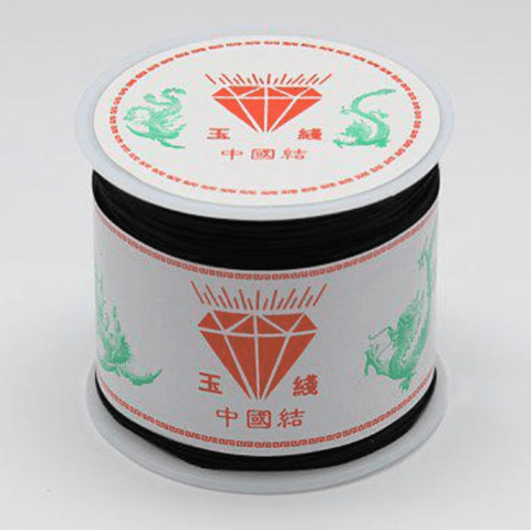 BLACK (NC2-08) Nylon cord 45m roll 0,8mm Nylon 0,8mm roll brown