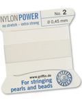 NYLON POWER 2M 1 NEEDLE WHITE 0.45M NYLON POWER 2M 1 NEEDLE WHITE 0.45M