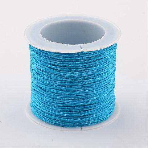 DEEP SKYBLUE Nylon Thread Cord, 0.8-1mm Nylon Thread Cord, 0.8-1mm