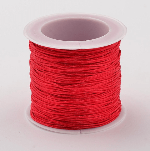 RED Nylon Thread Cord, 0.8-1mm Nylon Thread Cord, 0.8-1mm