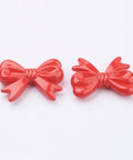 Opaque Acrylic Beads, Bowknot, Red, 36x46mm Opaque Acrylic Beads, Bowknot, Red, 36x46mm