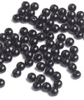 BLACK Opaque Acrylic Beads, Round, 4mm Opaque Acrylic Beads, Round, 4mm