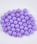 LILAC Opaque Acrylic Beads, Round, 6mm Opaque Acrylic Beads, Round, 6mm