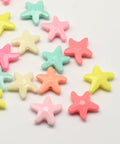 Opaque Acrylic Beads, Starfish/Sea Stars, Mixed Color Size: about 21mm long Opaque Acrylic Beads, Starfish/Sea Stars, Mixed Color Size: about 21mm long